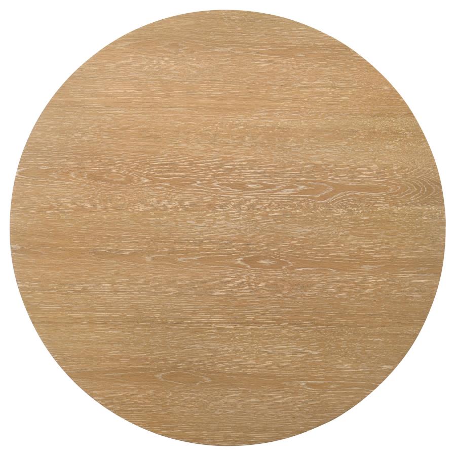 Ottowa 2-piece Round Wood Coffee Table Set Light Oak - 706298-S2