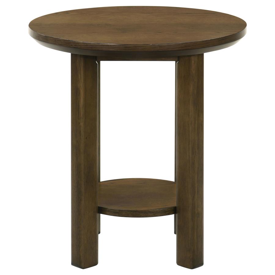 Ottowa 3-piece Round Wood Coffee Table Set Brown - 706308-S3