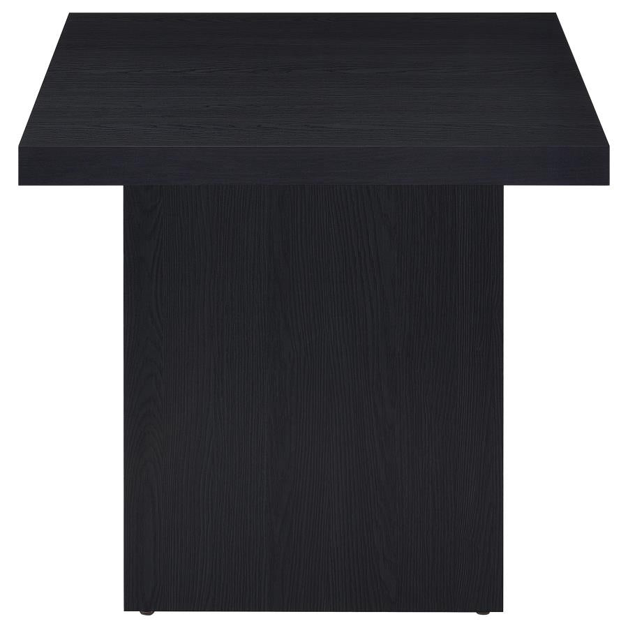 Devar 3-piece Square Cocktail Coffee End Table Set Black - 706408-S3