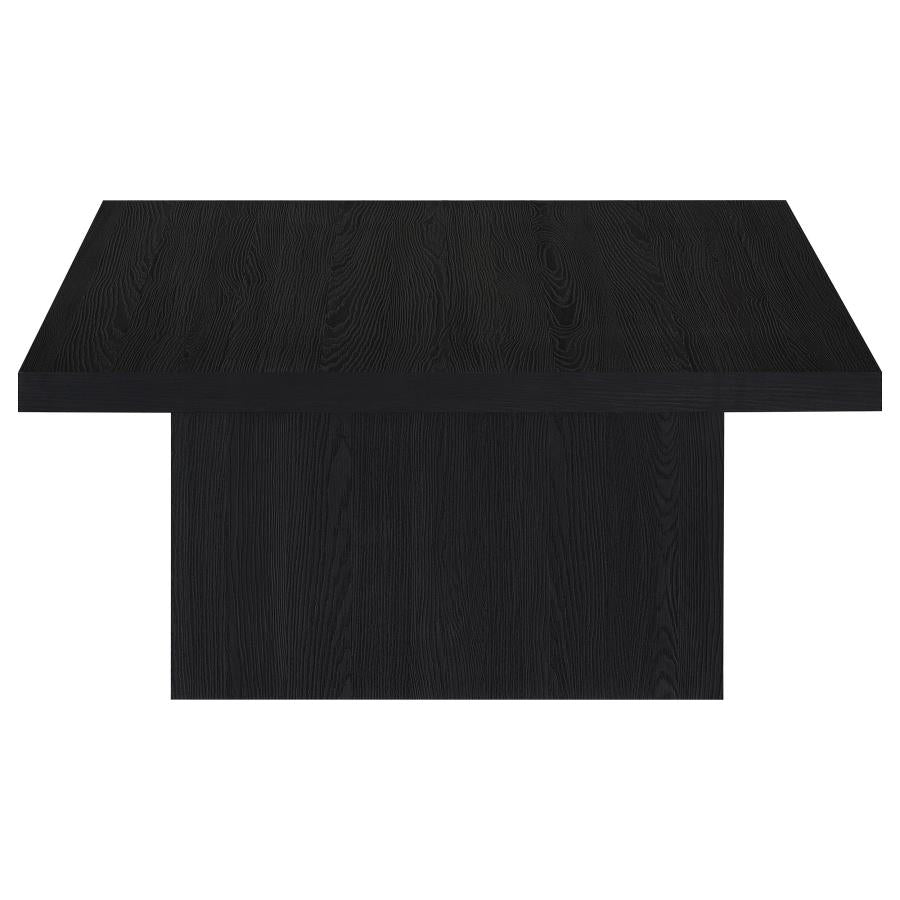 Devar 3-piece Square Cocktail Coffee End Table Set Black - 706408-S3