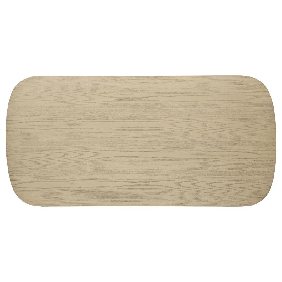Kailani 3-piece Coastal Coffee and End Table Set Beige Oak - 706588-S3