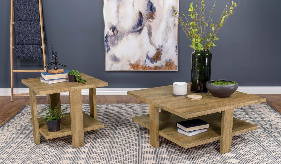 Dawn Square Engineered Wood Coffee Table Mango Brown - 707718