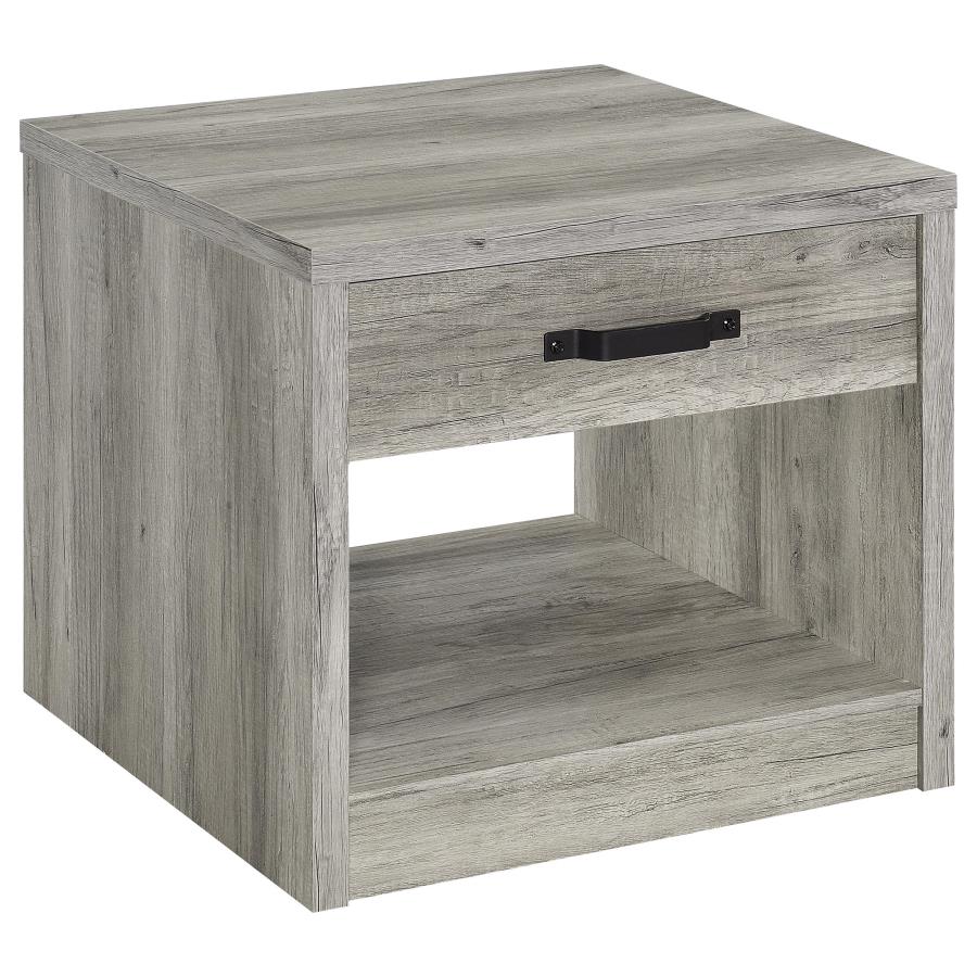Felix 2-piece Coffee and End Table Set Grey Driftwood - 707728-S2