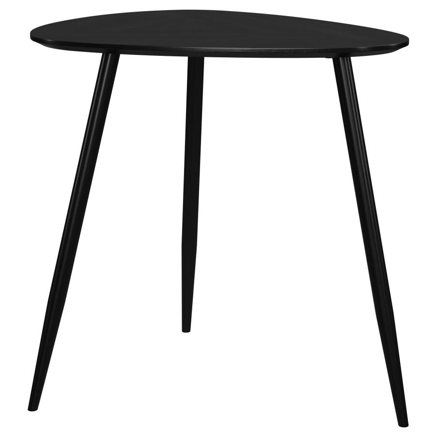 Odessa 3-piece Triangular Coffee and End Table Set Black - 707918-S3