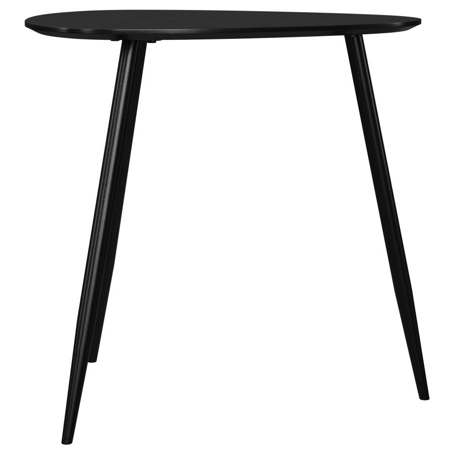 Odessa 3-piece Triangular Coffee and End Table Set Black - 707918-S3