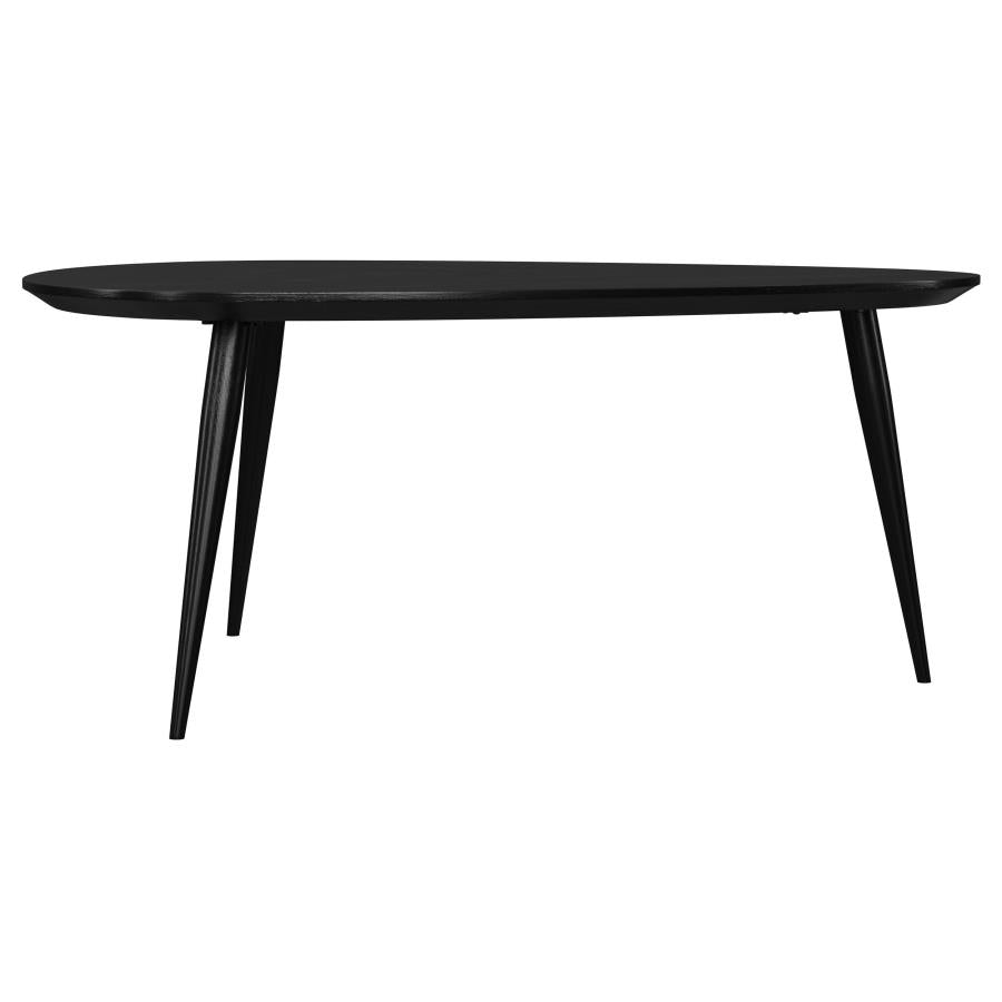 Odessa 3-piece Triangular Coffee and End Table Set Black - 707918-S3