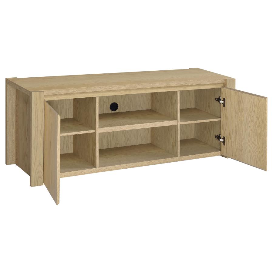 Laurelton 3-piece Entertainment Center TV Stand Light Oak - 708222-SET