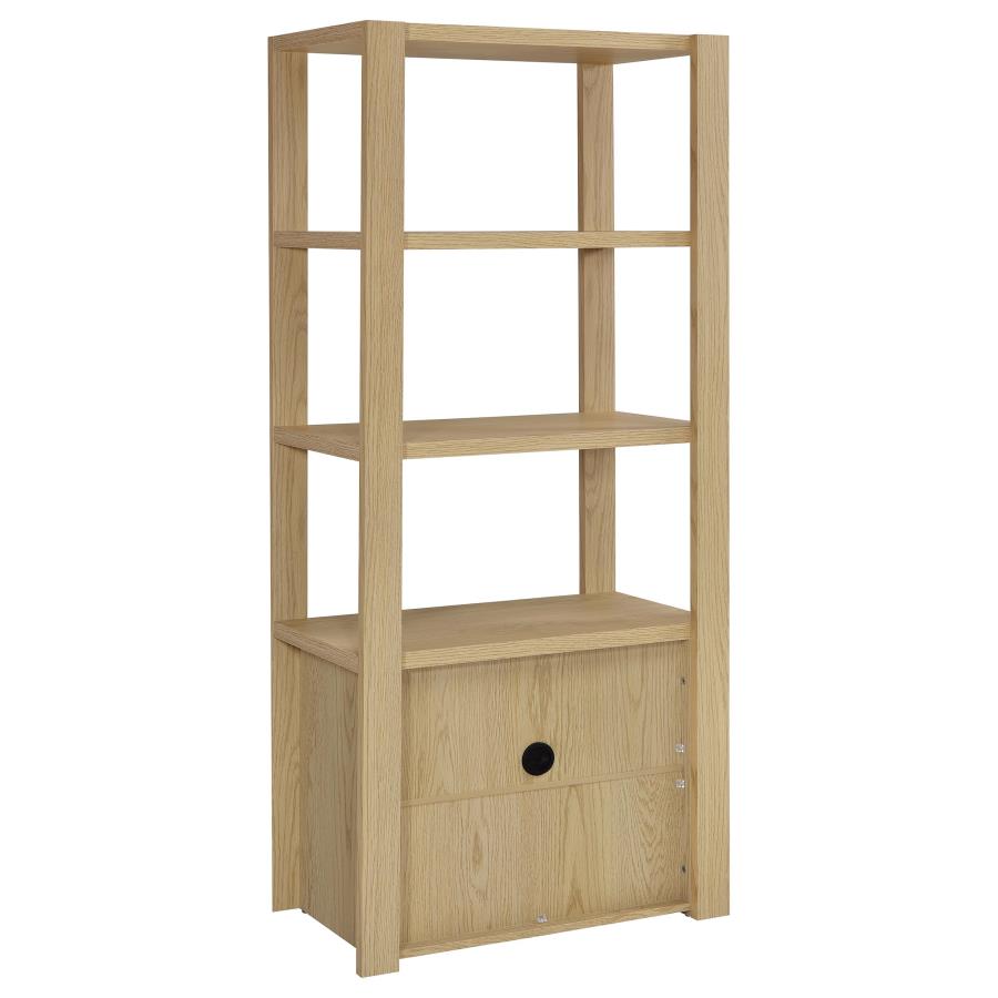 Laurelton 3-piece Entertainment Center TV Stand Light Oak - 708222-SET