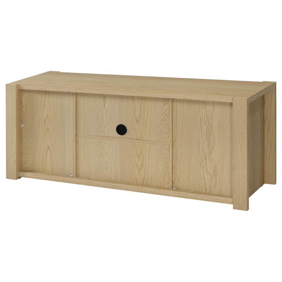 Laurelton 60-inch 2-door TV Stand Media Console Light Oak - 708222