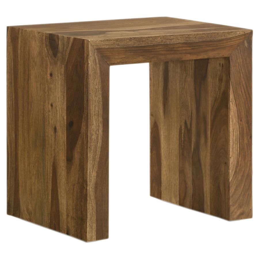 Odilia 2-piece Solid Wood Coffee and End Table Set Auburn - 708418-S2