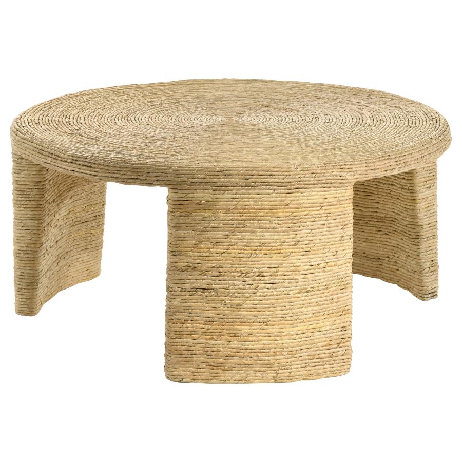 Artina 3-piece Rattan Coffee and End Table Set Natural - 708508-S3