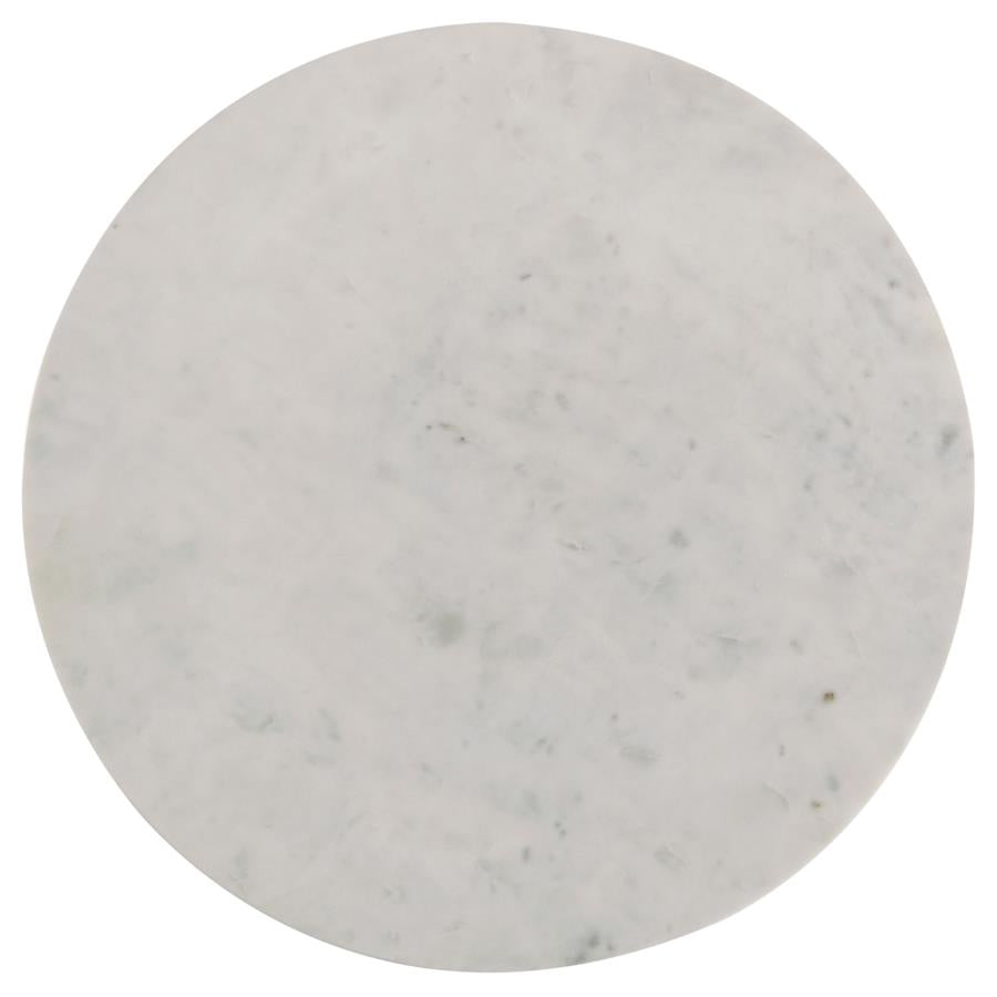 Astoria 2-piece Marble Coffee and End Table Set White - 709668-S2