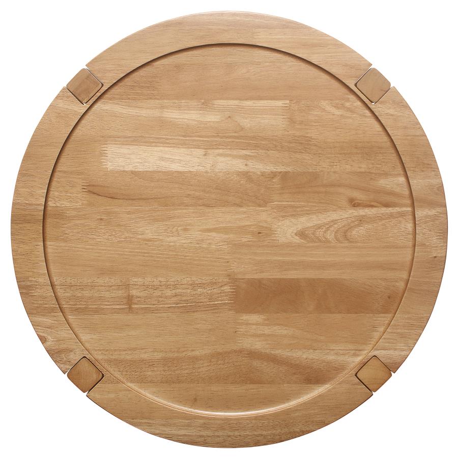 Camillo 2-piece Round Coffee and End Table Set Maple - 709698-S2