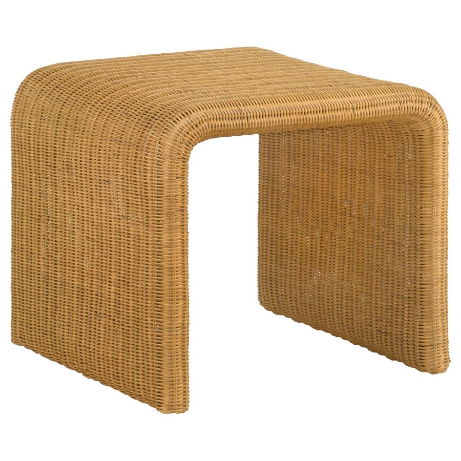 Cahya 2-piece Rattan Coffee and End Table Set Natural - 709818-S2