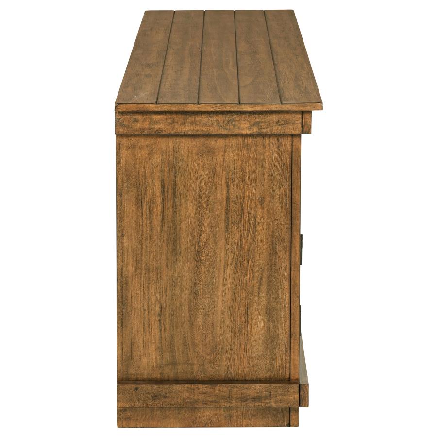 Payne 60-inch TV Stand Media Console Distressed Brown - 710042