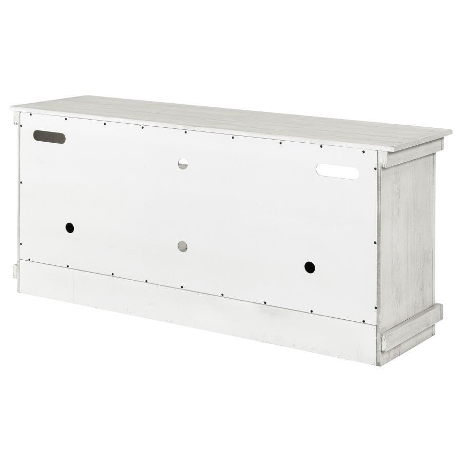 Payne 60-inch TV Stand Media Console Distressed White - 710052