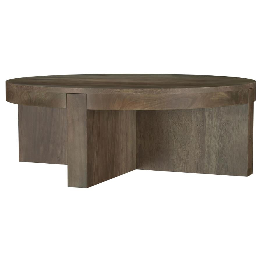 Kinkaid 3-piece Solid Wood Coffee and End Table Set Brown - 710138-S3