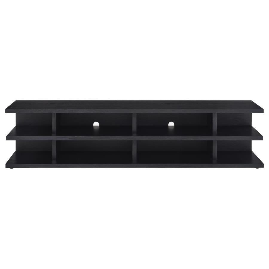 Cartmill 78-inch 2-tier TV Stand Media Console Black - 710533
