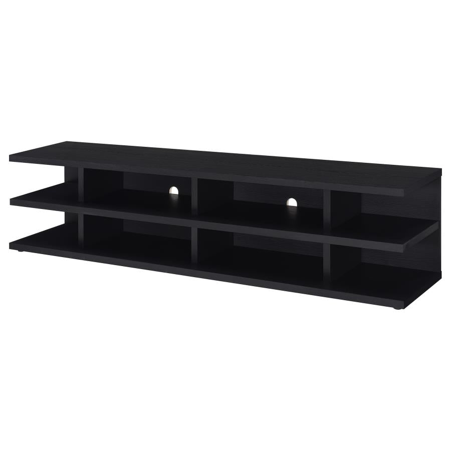 Cartmill 78-inch 2-tier TV Stand Media Console Black - 710533