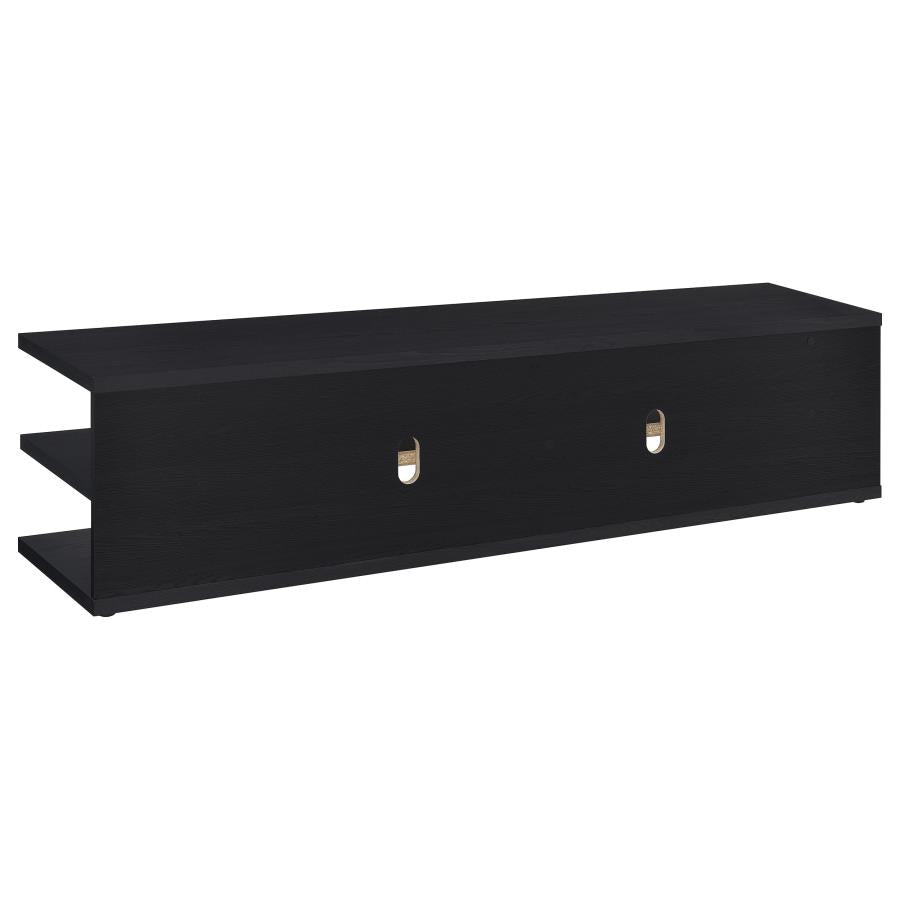 Cartmill 78-inch 2-tier TV Stand Media Console Black - 710533