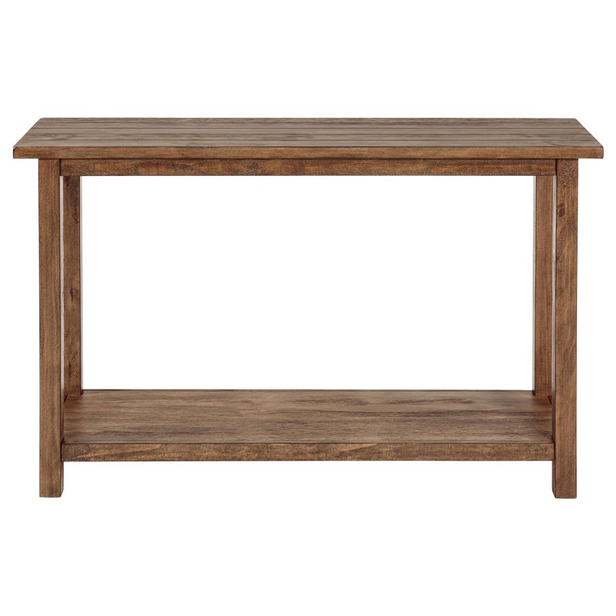 Payne Wood Entryway Sofa Console Table Distressed Brown - 710549