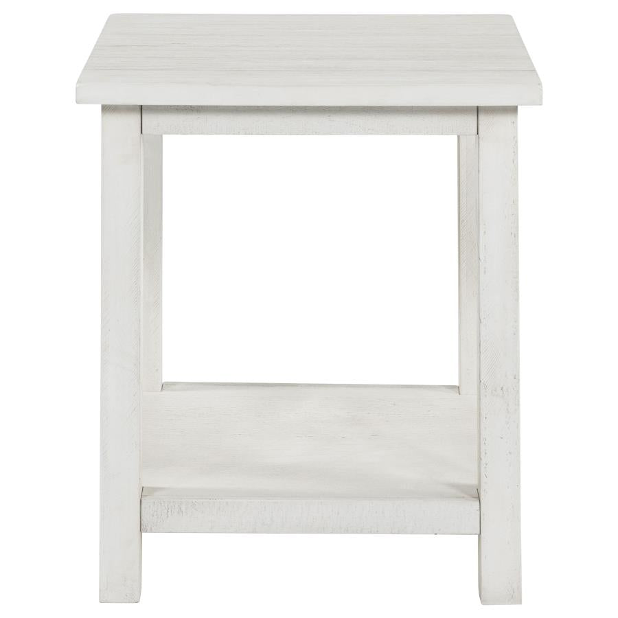 Payne 2-piece Coffee and End Table Set Distressed White - 710558-S2A