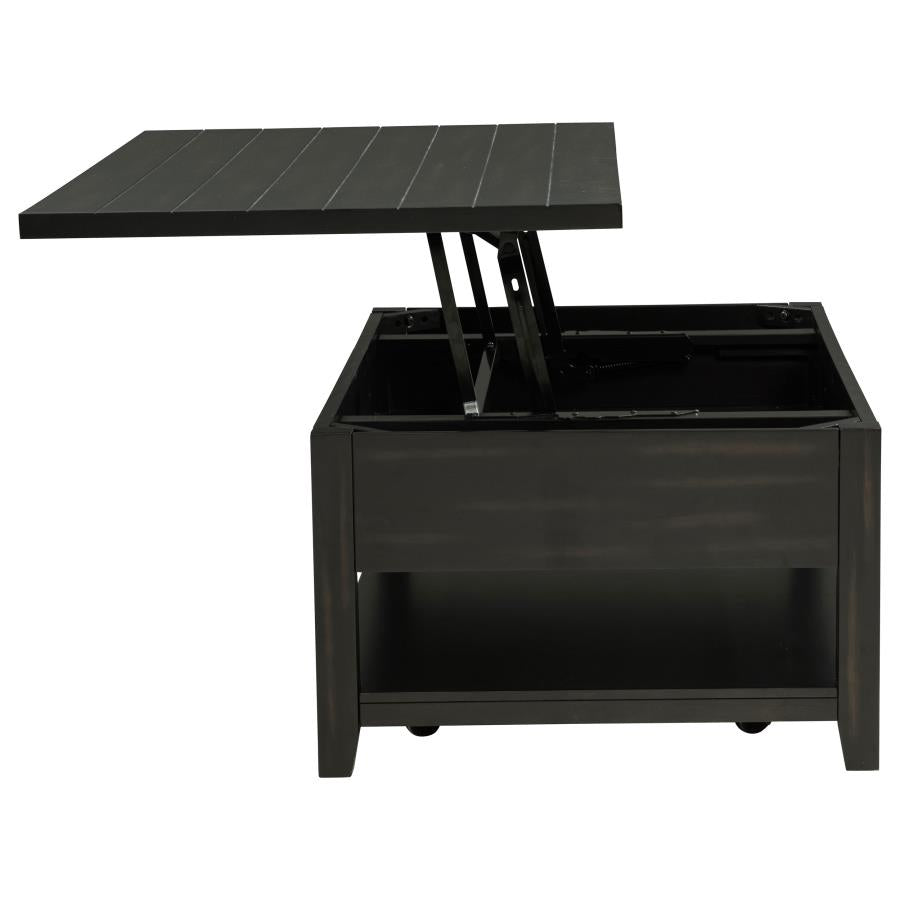 Payne 48-inch Mobile Lift Top Coffee Table Distressed Java - 710565