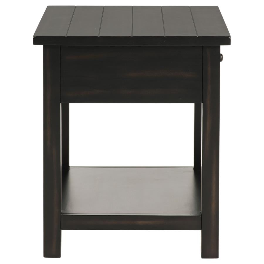 Payne 3-piece Coffee and 1-drawer End Table Set Java - 710568-S3