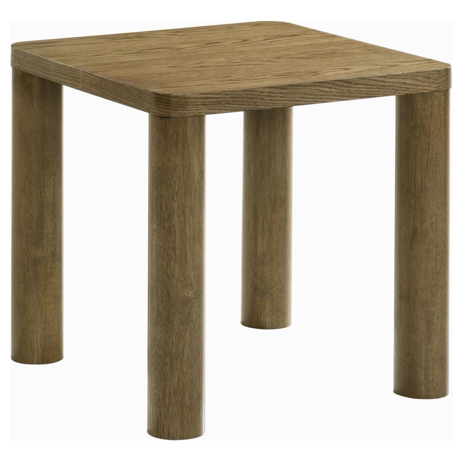 Castlewood 2-piece Cocktail Coffee Table Set Brown Oak - 710858-S2