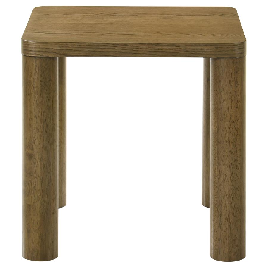 Castlewood 3-piece Cocktail Coffee Table Set Brown Oak - 710858-S3