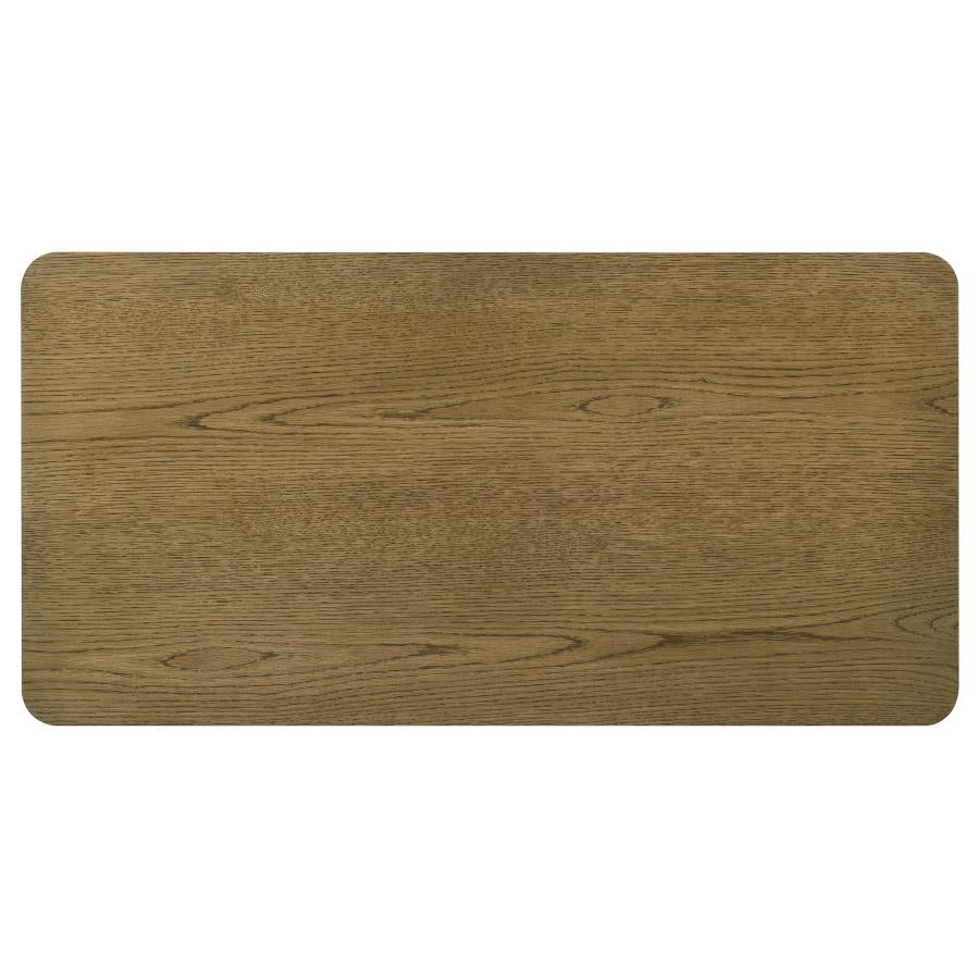 Castlewood Engineered Wood Cocktail Coffee Table Brown Oak - 710858