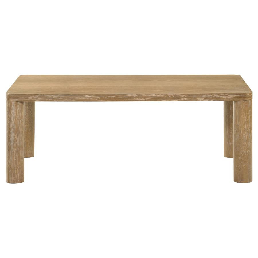 Castlewood 2-piece Cocktail Coffee Table Set Light Oak - 710868-S2