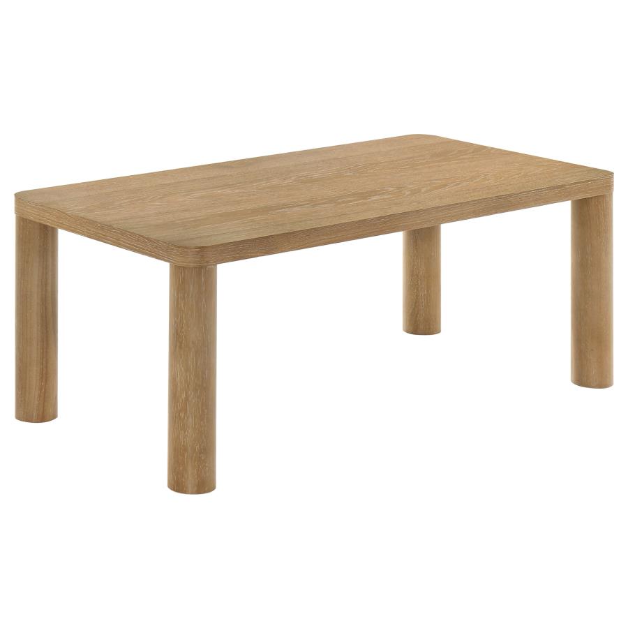 Castlewood Engineered Wood Cocktail Coffee Table Light Oak - 710868