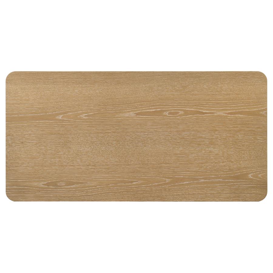 Castlewood Engineered Wood Cocktail Coffee Table Light Oak - 710868