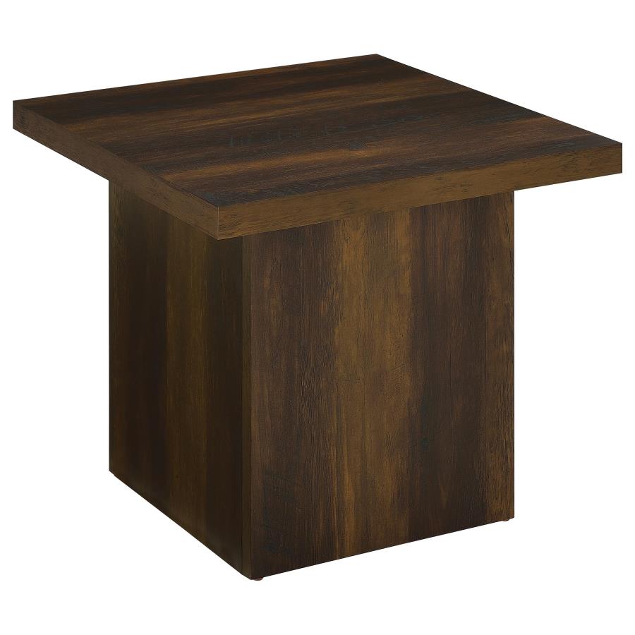 Devar 3-piece Square Coffee and End Table Set Dark Pine - 710888-S3