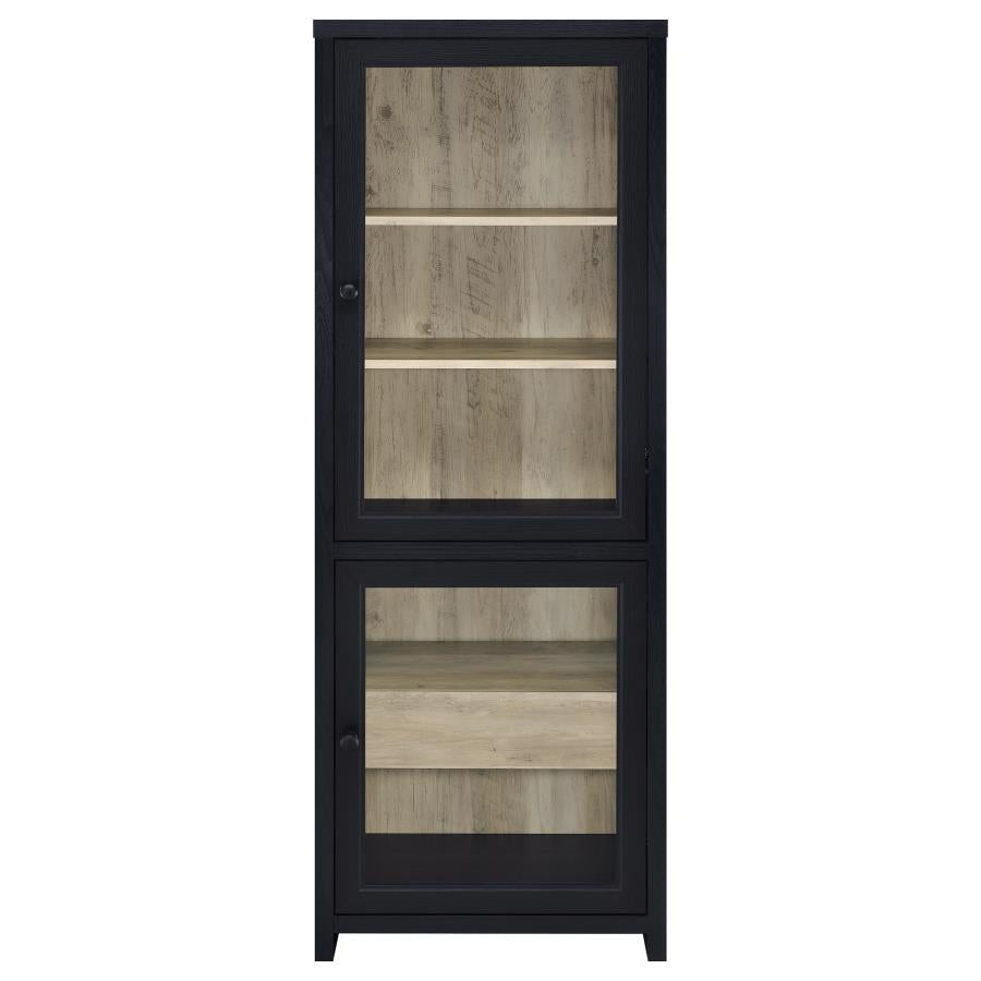 Denison 3-piece Entertainment Center 79-inch TV Stand Black - 720223-SET