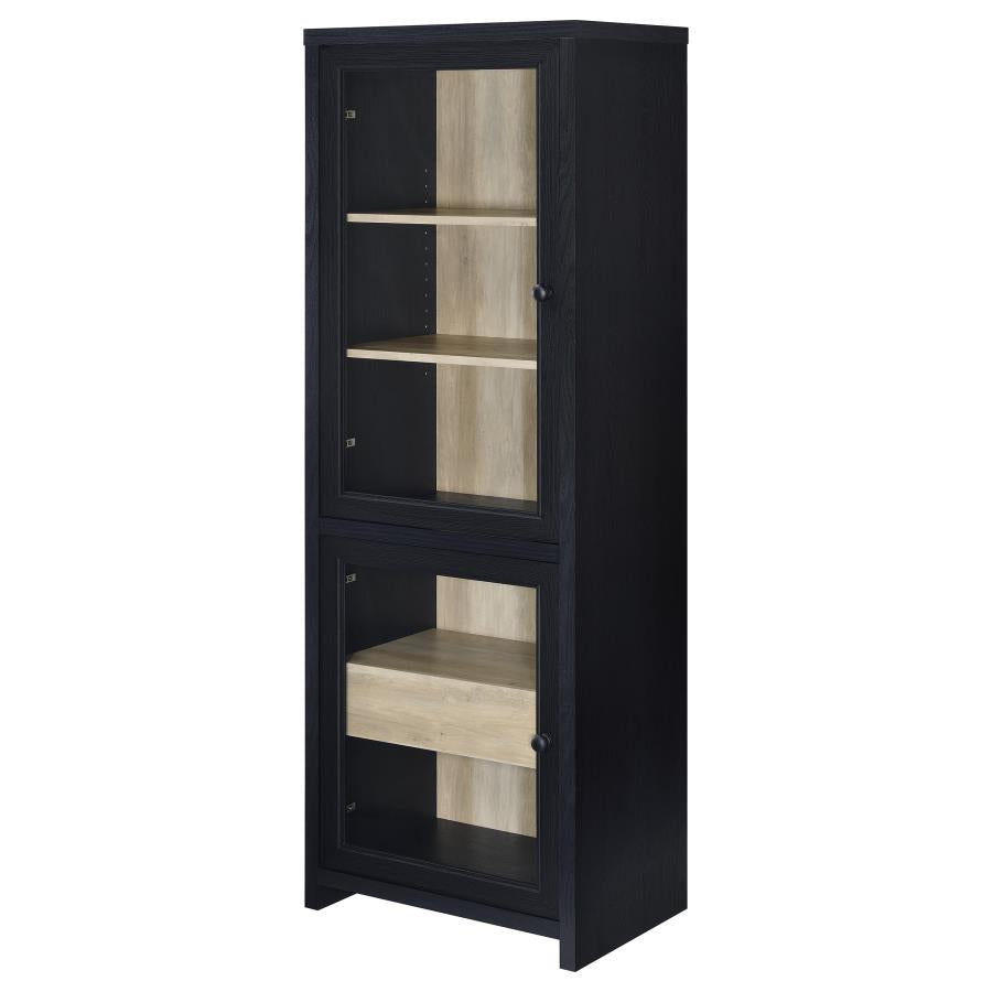 Denison 3-piece Entertainment Center 79-inch TV Stand Black - 720223-SET