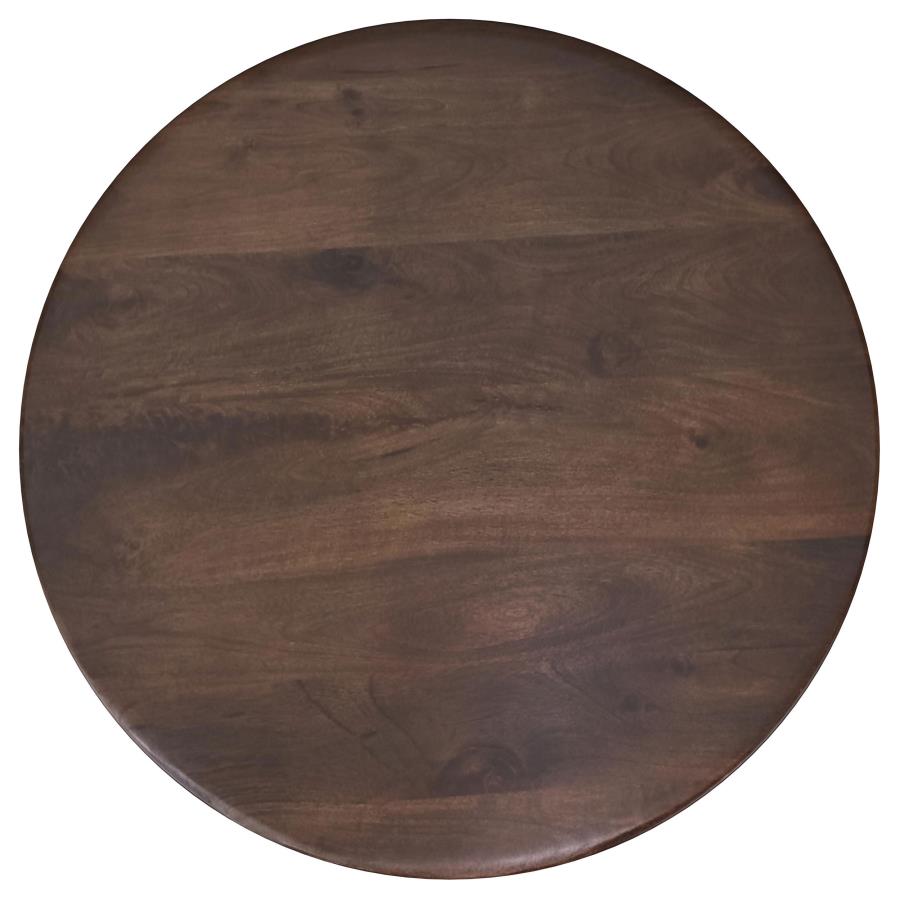 Dale Round Solid Mango Wood Coffee Table Brown - 721998