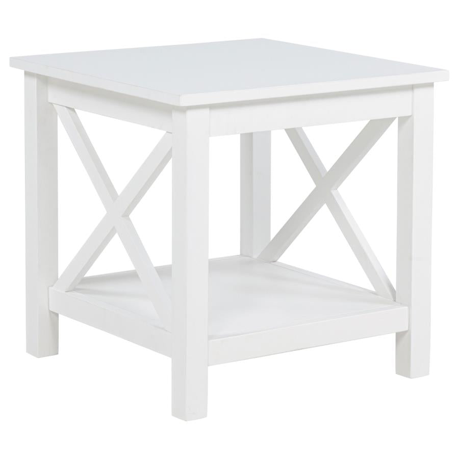 Skyview 2-piece Rectangular Lift Top Coffee Table Set White - 722088-S2
