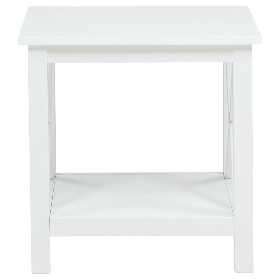 Skyview 2-piece Rectangular Lift Top Coffee Table Set White - 722088-S2