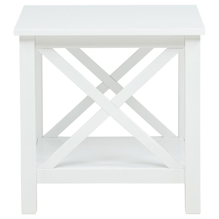 Skyview 2-piece Rectangular Lift Top Coffee Table Set White - 722088-S2