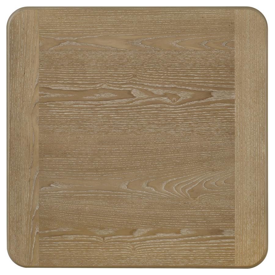 Adina 3-piece Wood Coffee Table Set Distressed Light Brown - 722858-S3