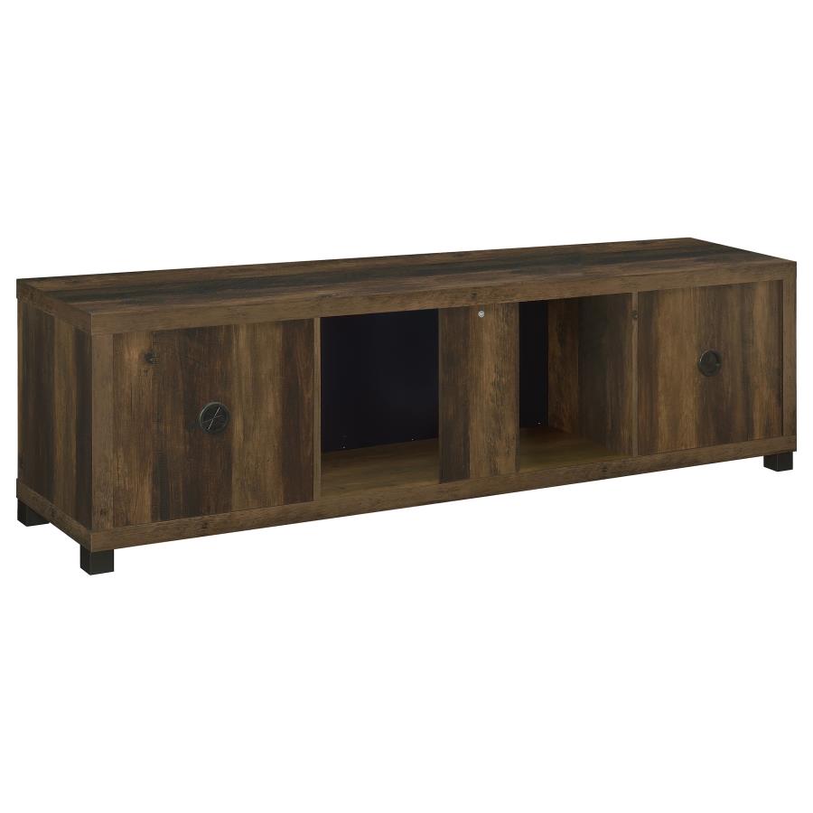 Havering 71-inch TV Stand Fireplace Media Console Dark Pine - 722873