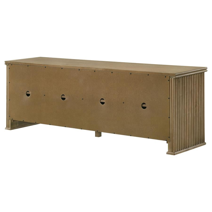Adina 70-inch TV Stand Media Console Distressed Light Brown - 722933