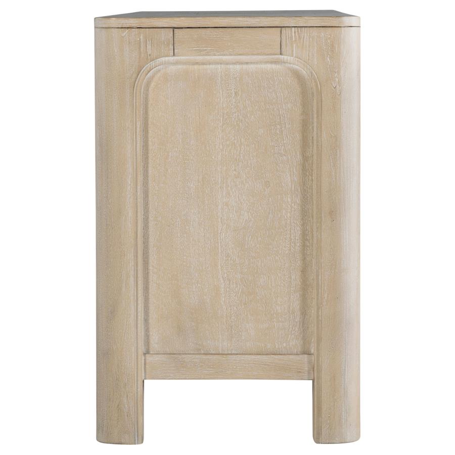 Solano 71-inch 2-door TV Stand Media Console Weathered Mango - 723483