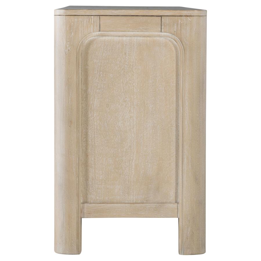 Solano 71-inch 2-door TV Stand Media Console Weathered Mango - 723483