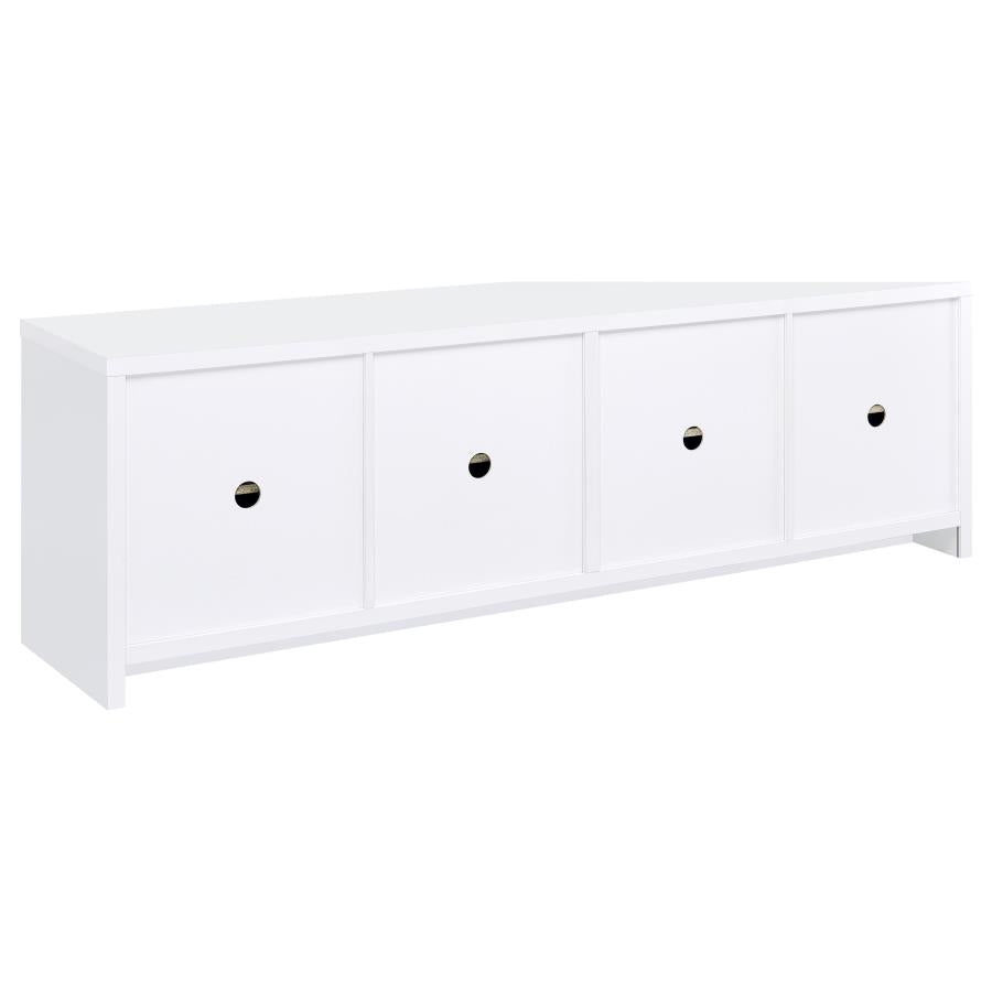 Laughlin 3-piece Entertainment Center TV Stand White - 724113-SET