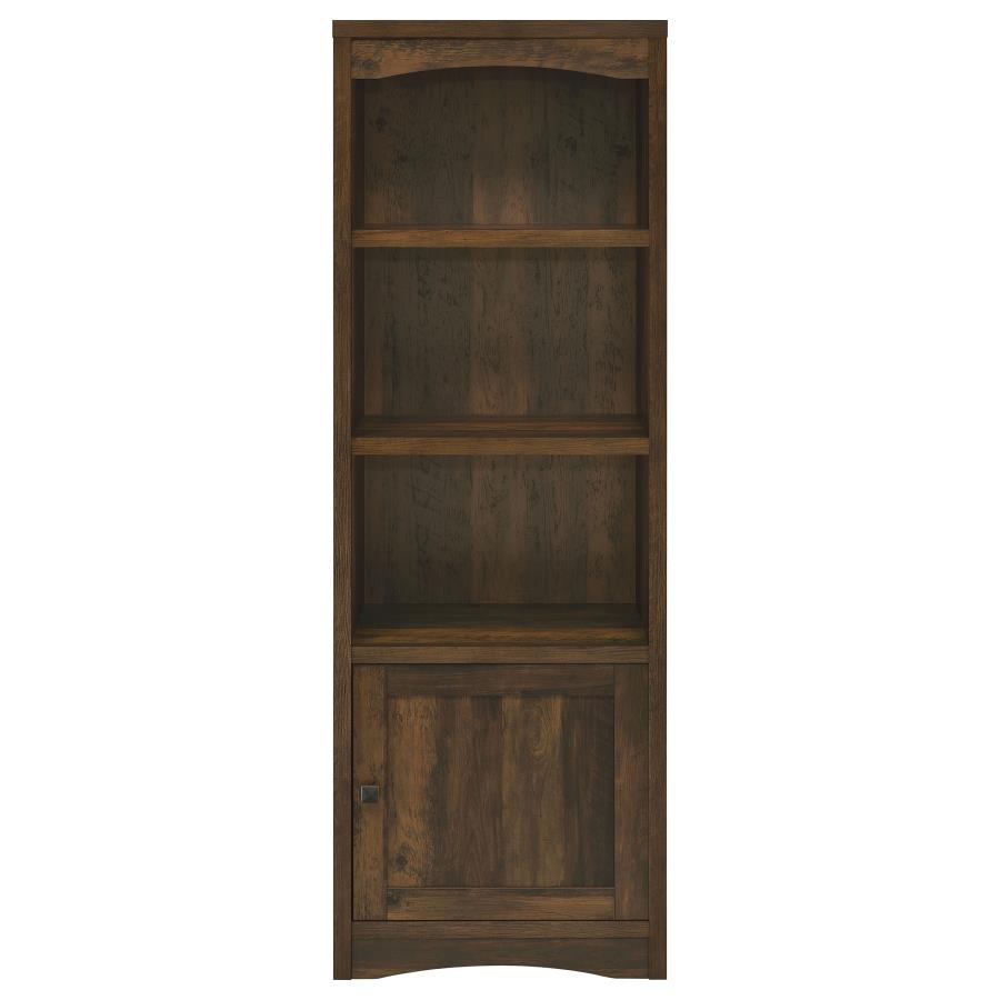 Laughlin 3-shelf Engineered Wood Media Tower Dark Pine - 724124