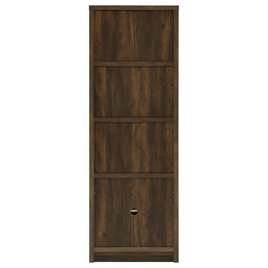 Laughlin 3-shelf Engineered Wood Media Tower Dark Pine - 724124