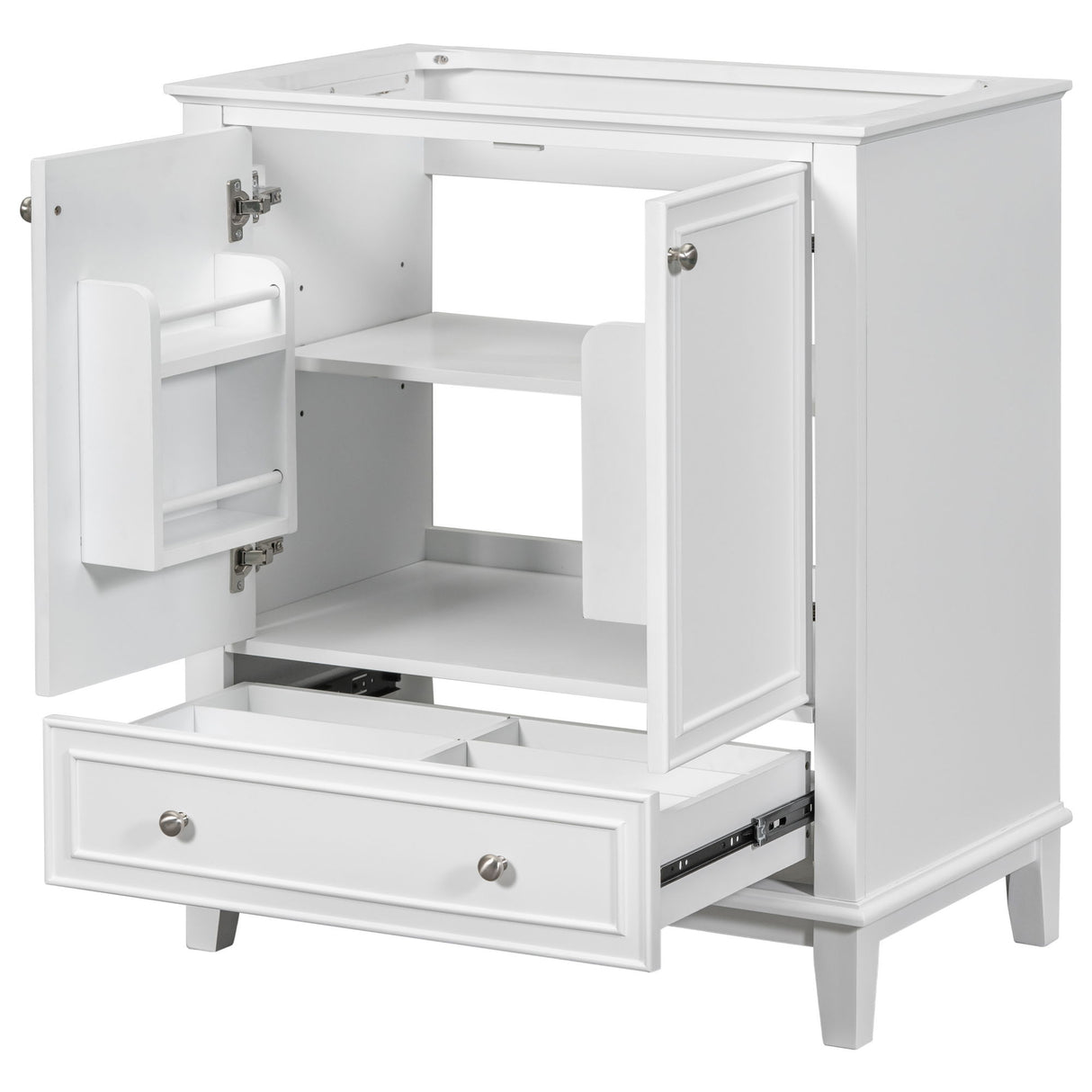 Modern Bathroom Vanity Base Only With Doors And Drawer